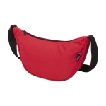 Water-repellent recycled polyester waist bag, 1.5 L capacity red colour