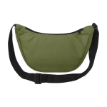 Water-repellent recycled polyester waist bag, 1.5 L capacity olive green colour