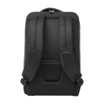 Recycled polyester laptop backpack for tablets and laptops, 15.6'' black colour