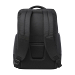 Water-repellent recycled polyester laptop backpack, 15.6'' black colour