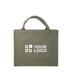 Durable recycled cotton shopping bag, 500 g/m²