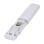 Multifunctional charging and data transfer cable white colour