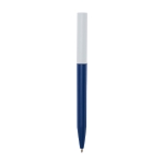 Recycled plastic pen in various colors, blue ink navy-blue colour