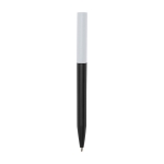 Recycled plastic pen in various colors, black ink black colour