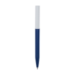 Recycled plastic pen in various colors, black ink navy-blue colour