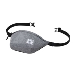 Herschel Classic™ recycled polyester waist bag with zipper marbled grey colour