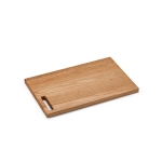 Oak chopping board with corner handle for hanging natural colour second view