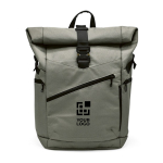 Roll-up backpack in RPET with buckle closure, 28 L main view