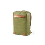 Recycled cotton backpack, 340 g/m2 military green colour