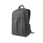 Recycled nylon laptop backpack, 16.5” dark grey colour