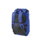 Water-repellent backpack made from recycled cotton, 240 g/m2 blue colour second view