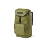 Water-repellent backpack made from recycled cotton, 240 g/m2 military green colour