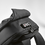 Backpack cut-resistant RPET, lock, 20 L dark grey colour fourth view