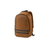 RPET backpack with laptop compartment, 18 L brown colour