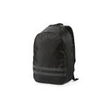 RPET backpack with laptop compartment, 18 L black colour