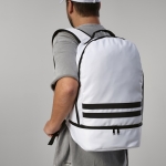 RPET backpack with laptop compartment, 18 L white colour ambient view