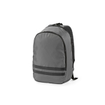 RPET backpack with laptop compartment, 18 L grey colour