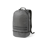 RPET backpack, reflective, shoe compartment, 25 L grey colour