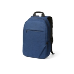 Backpack with front compartment, 300D RPET, 15.6”, 18 L blue colour