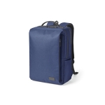 Recycled polyester laptop backpack, 15.6” blue colour