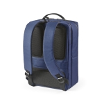 Recycled polyester laptop backpack, 15.6” blue colour second view