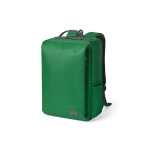 Recycled polyester laptop backpack, 15.6” green colour