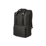 Recycled backpack with laptop compartment, 18 L black colour