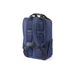 Recycled backpack with laptop compartment, 18 L blue colour second view