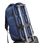 Recycled backpack with laptop compartment, 18 L blue colour third view