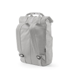 Backpack made of RPET rollable buckle closure, 20 L light grey colour second view