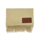 Extrasoft blanket made of RPET with patch, 180 g/m2 beige colour second view