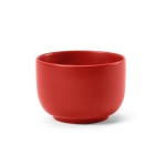 Eco-friendly ceramic bowl with a matte finish, 620ml red colour