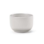 Eco-friendly ceramic bowl with a matte finish, 620ml light grey colour