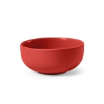 Eco ceramic bowl with an elegant matte finish, 500 ml red colour