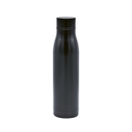 Recycled stainless steel bottle, thermal, 600 ml black colour