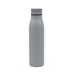 Recycled stainless steel bottle, thermal, 600 ml silver colour