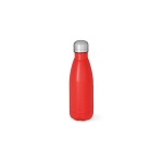 Recycled stainless steel bottle, matte, 400 ml red colour