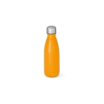 Recycled stainless steel bottle, matte, 400 ml orange colour