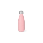 Recycled stainless steel bottle, matte, 400 ml pink colour