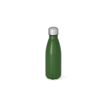 Recycled stainless steel bottle, matte, 400 ml military green colour