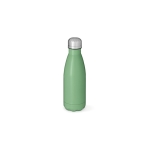 Recycled stainless steel bottle, matte, 400 ml pastel green colour