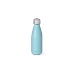 Recycled stainless steel bottle, matte, 400 ml light blue colour