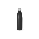 Bottle with anti-drip cap in many colours, 500 ml black colour