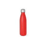 Bottle with anti-drip cap in many colours, 500 ml red colour