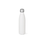 Bottle with anti-drip cap in many colours, 500 ml white colour