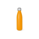 Bottle with anti-drip cap in many colours, 500 ml orange colour