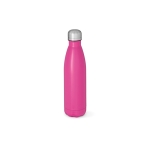 Bottle with anti-drip cap in many colours, 500 ml fuchsia colour