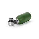 Bottle with anti-drip cap in many colours, 500 ml military green colour third view