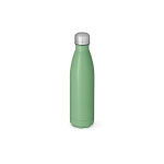 Bottle with anti-drip cap in many colours, 500 ml pastel green colour