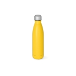 Bottle with anti-drip cap in many colours, 500 ml dark yellow colour